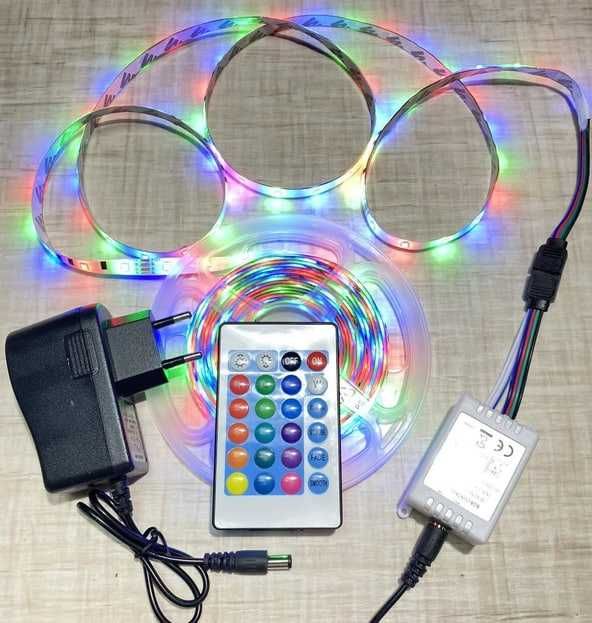 RGB лента, Світлодіодна лента, Кольорова LED стрічка,: 145 грн ...