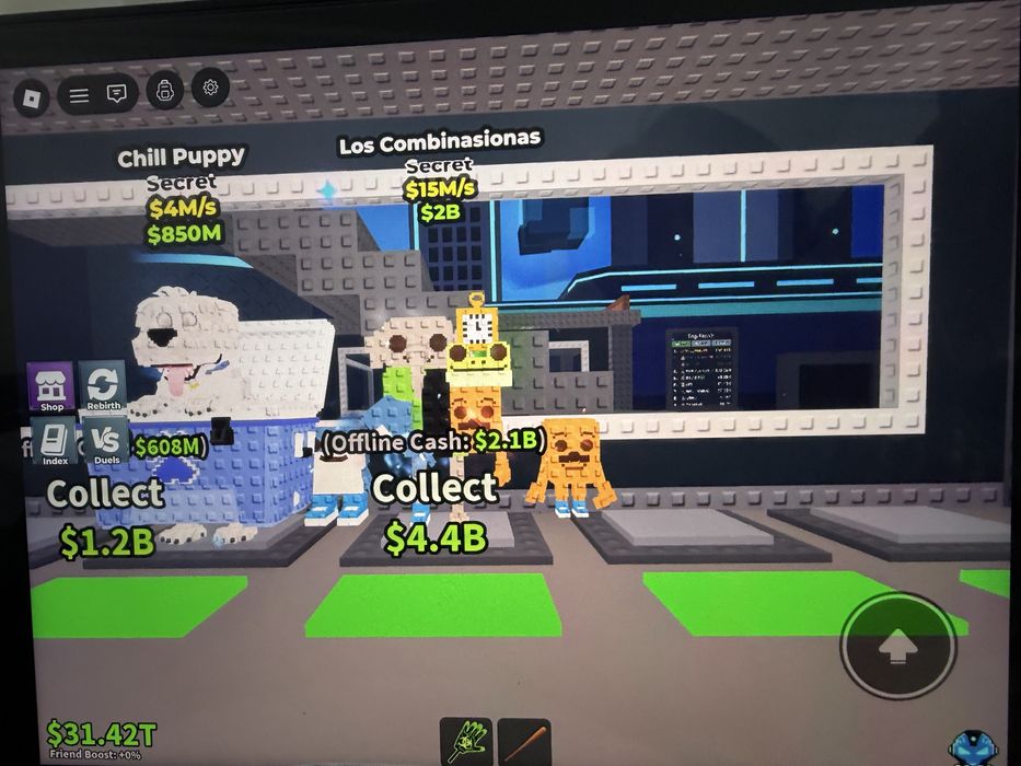 Steal a brainrot los combinasionas і no my gold продаю