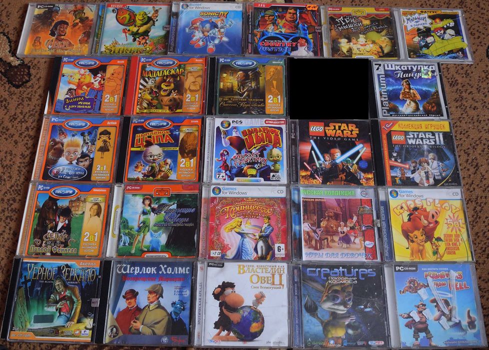 Диски гонки спорт симулятор детские мультяшные казуальные: 20 грн