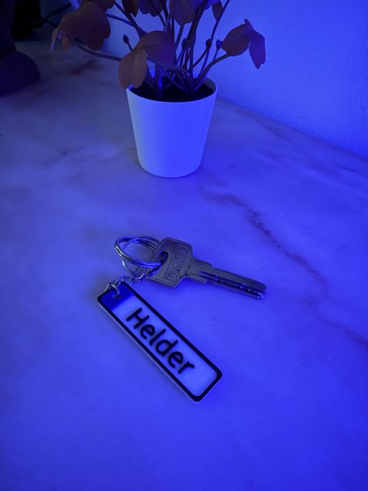 Porta-chaves personalizaveis em 3D