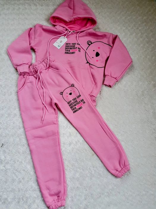 Новий теплий на флісі[Туречина]костюм для дівчинки[розмір128]