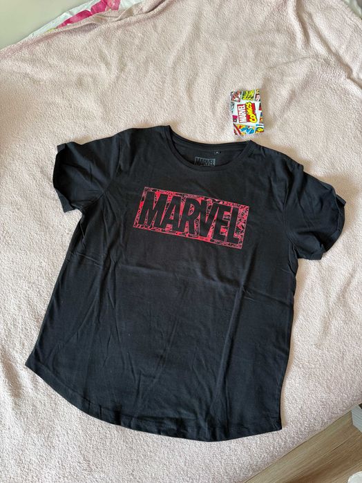 T-shirt czarny Marvel