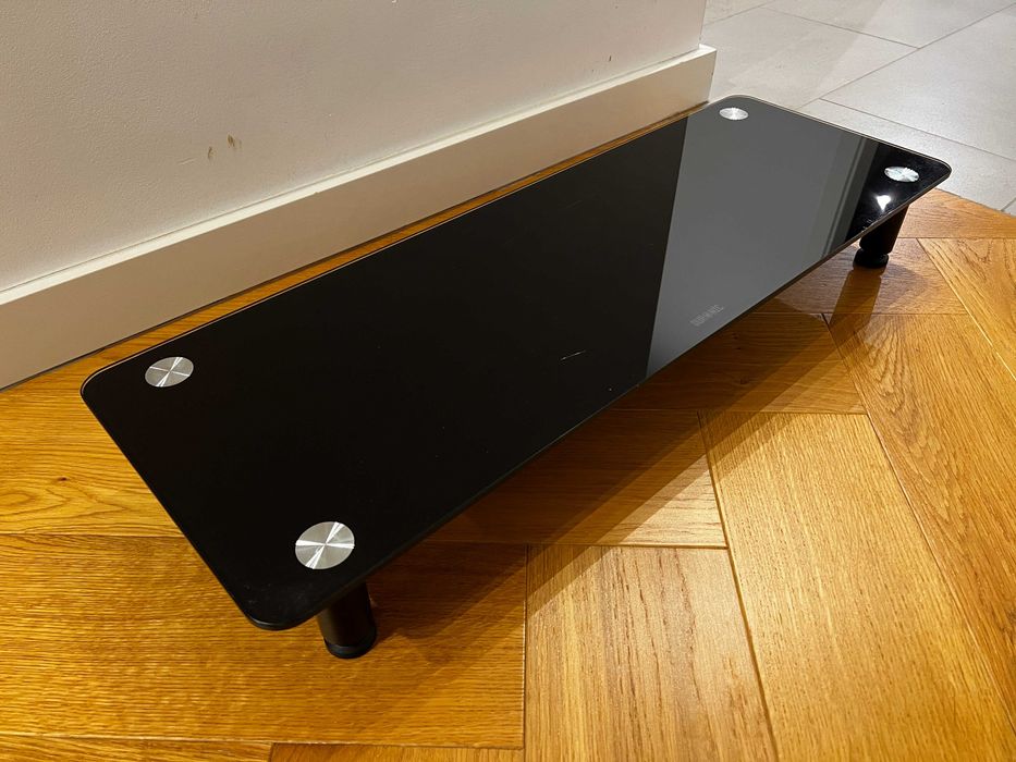 Duronic szklana podstawka pod monitor, telewizor, DM052-4 czarna