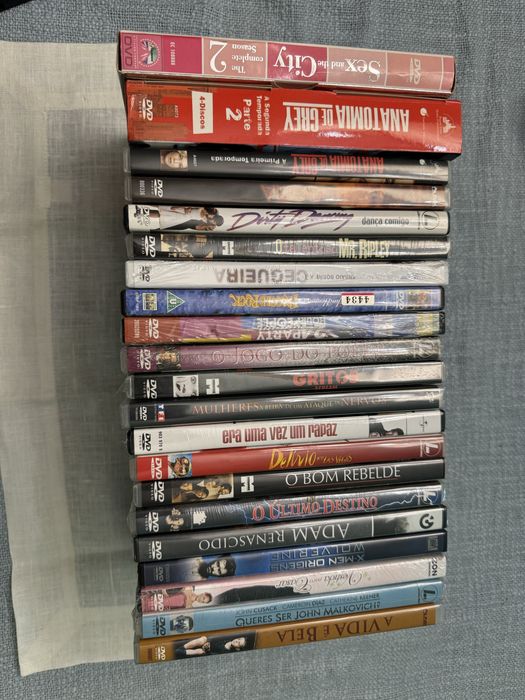 Pack de dvds - alguns ainda selados