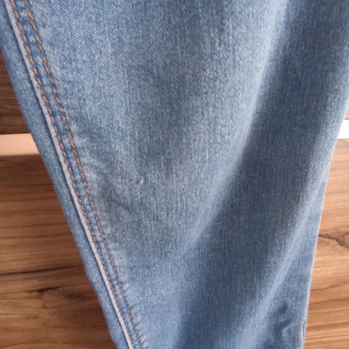 Spodnie z wysokim stanem jegginsy skinny Cropp