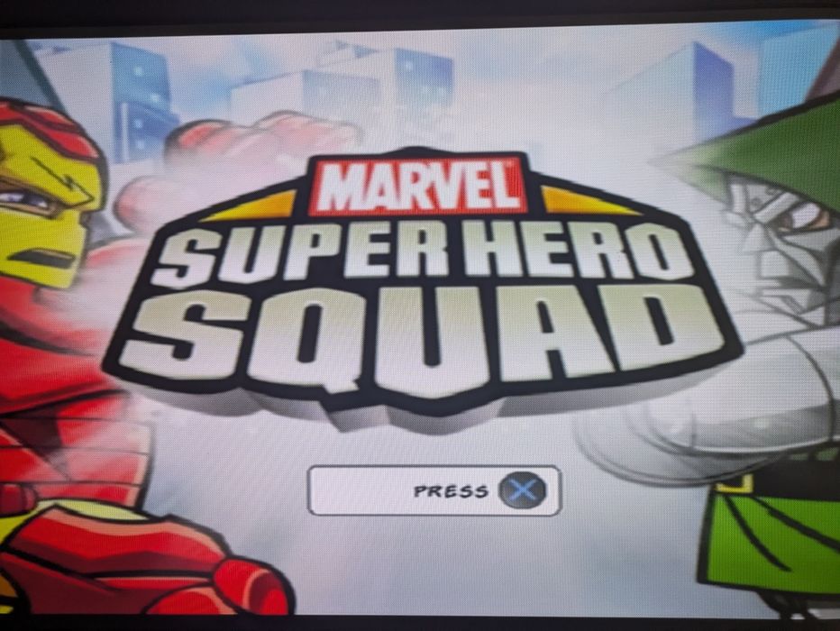 Jogo PS2 ( PlayStation 2 ) " Marvel Super Hero Squad " (Razoável)