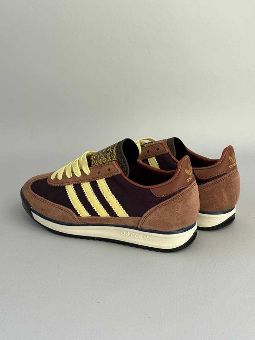 Кроссовки женские Adidas SL 72 OG Maroon Preloved Brown кросівки