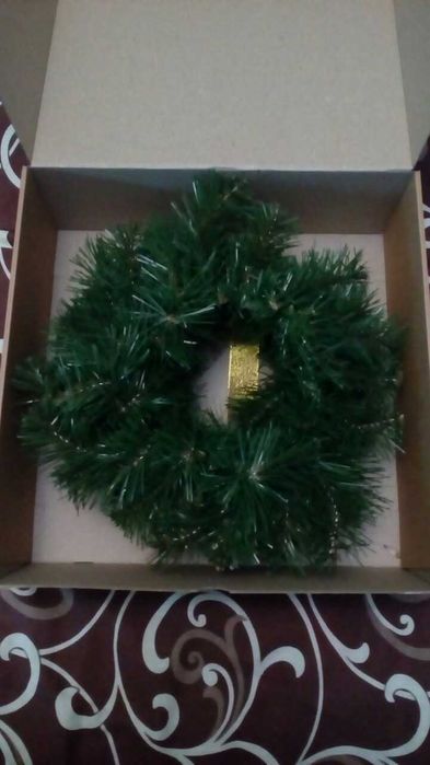 Новогодний Венок рождественский - декор для дома и интерьера