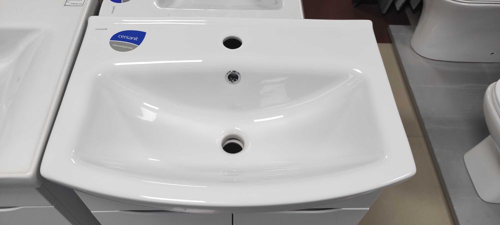 Тумба Вісла 60см + умивальник Cersania. Меблі для ванної кімнати