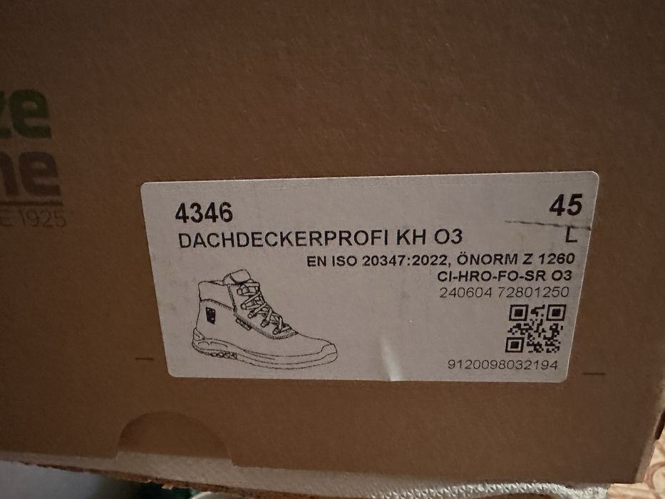 Buty dekarskie Schutze