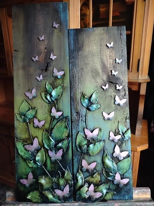 Obraz drewniany, panele dekoracyjne ścienne na 100 letnich deskach