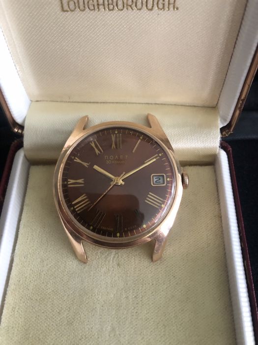 Золотые часы «полёт»