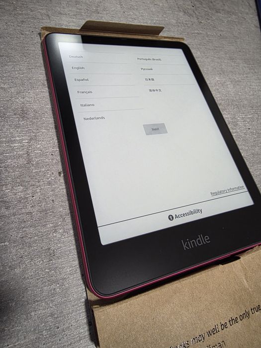 Kindle Paperwhite. 2025. 12 пок. 32Гб. Signature. Новий Червоний