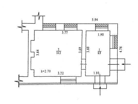 21 м2, вул. Раїси Кириченко