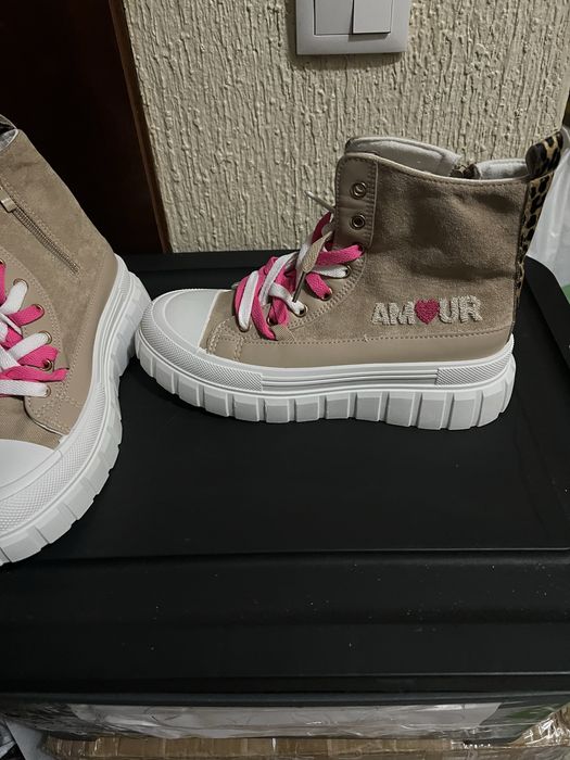 Tenis bota n 39 beges