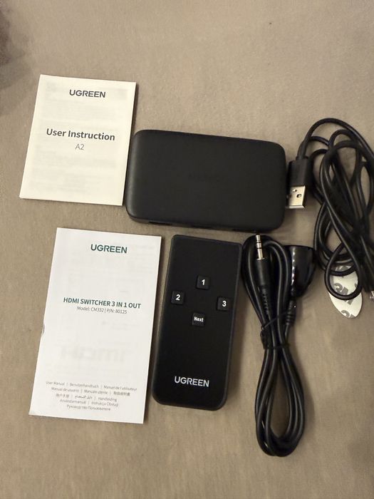 Switch hdmi z pilotem do przelaczania 3w1 OUT