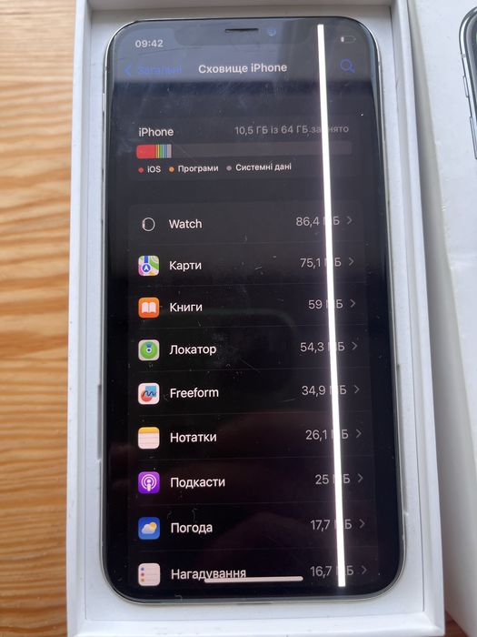 Iphone X 64 no face