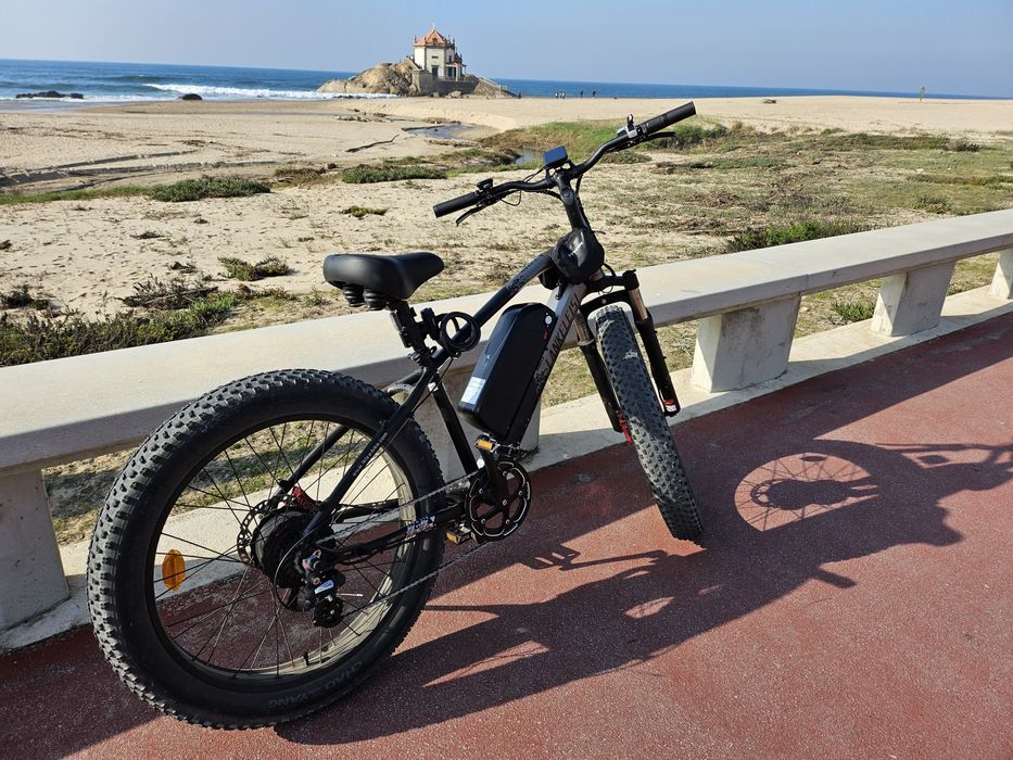 Bicicleta eletrica LANKELEISI MG740 PLUS 2x1000W Dual Motor