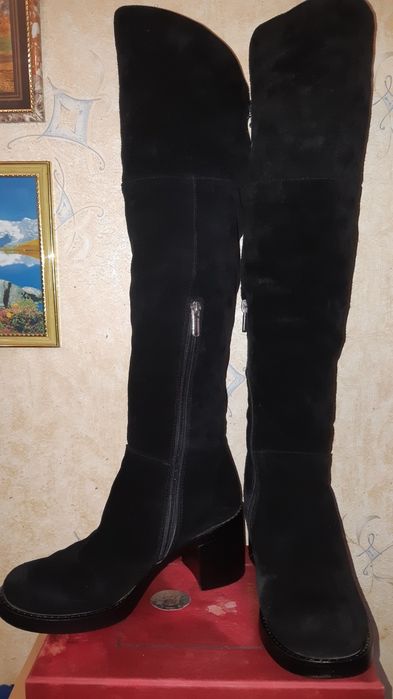 Сапоги "Roberto Netti" замш.