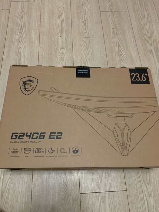 Монітор ігровий MSI G24C6 E2 180 Гц