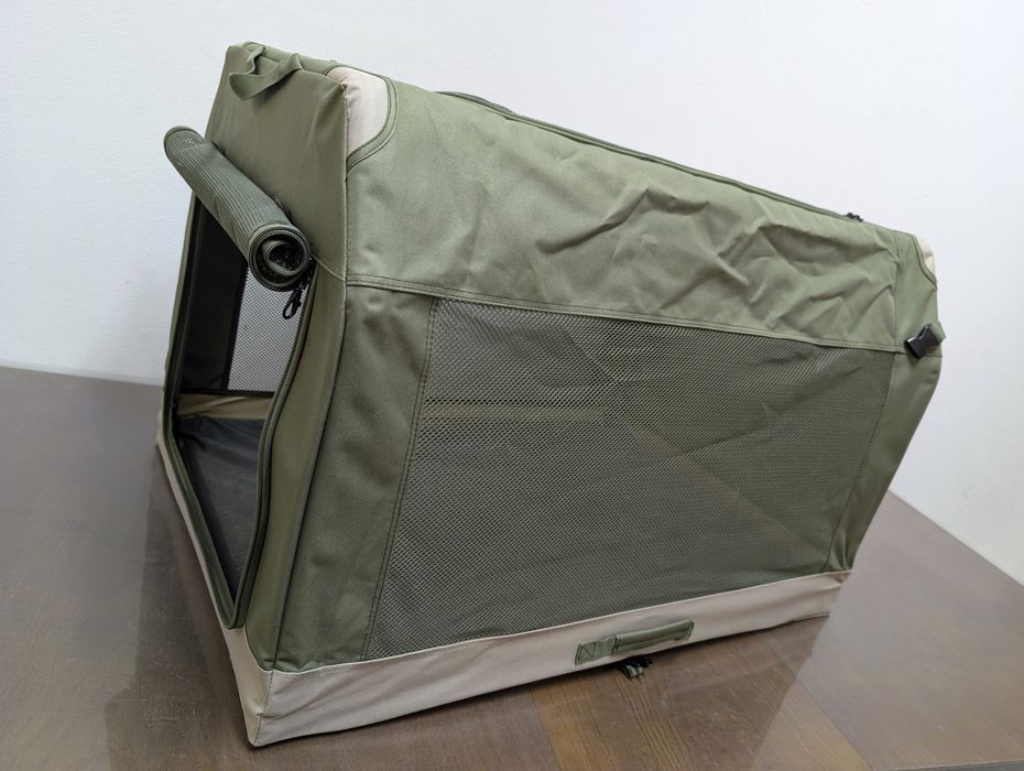 Zooplus Basics Składana Buda dla Psa L 61x91x58cm Po Zwrocie DUŻA Buda Klatka Kojec