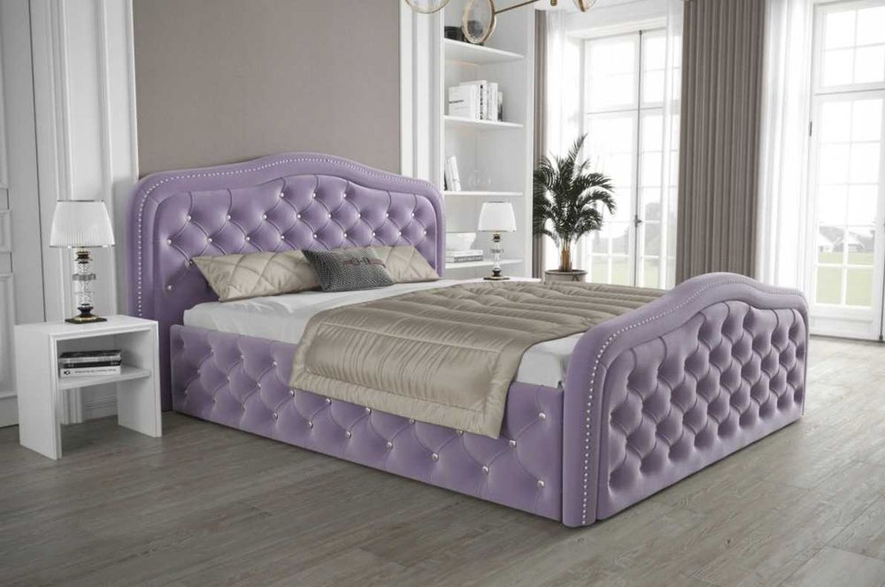Łóżko tapicerowane Chesterfield LONDON 140/160/180/200x200 lub 220