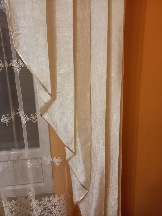 Zasłony na okno i drzwi balkonowe komplet