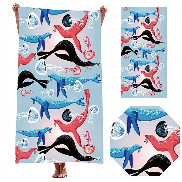 Ręcznik Plażowy HOLIDAY Szybkoschnący 100x180