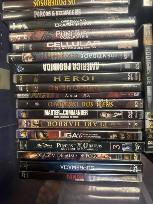 DVDs originais com filmes