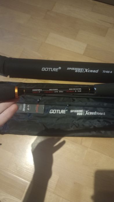 wędka spinningowa do predatora 2.40 nowa