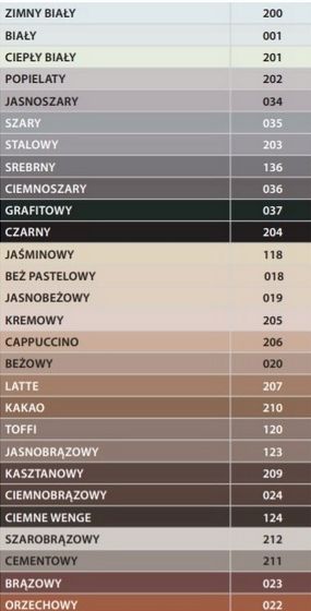 ATLAS Fuga Elastyczna 037 GRAFITOWA 3KG