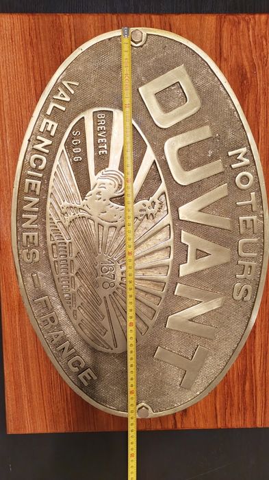 Placa de motor navio Moteurs Duvant