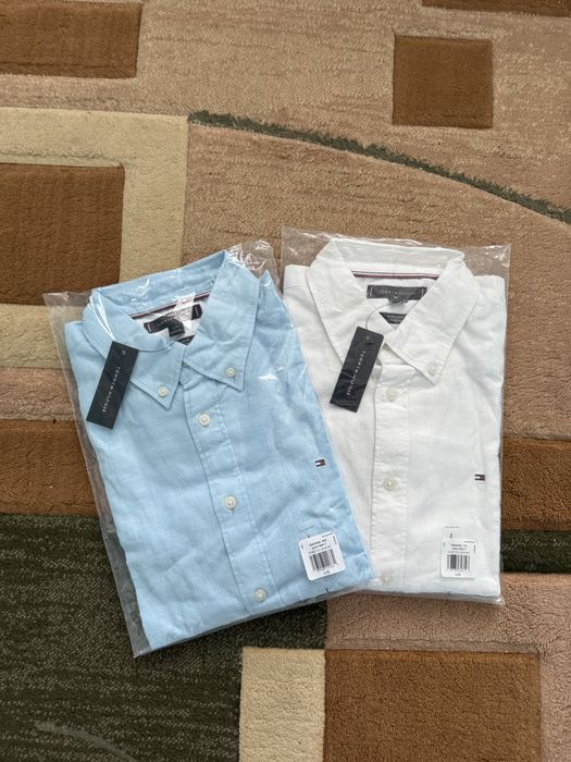 Tommy Hilfiger Regular Fit Linen-Blend Shirt