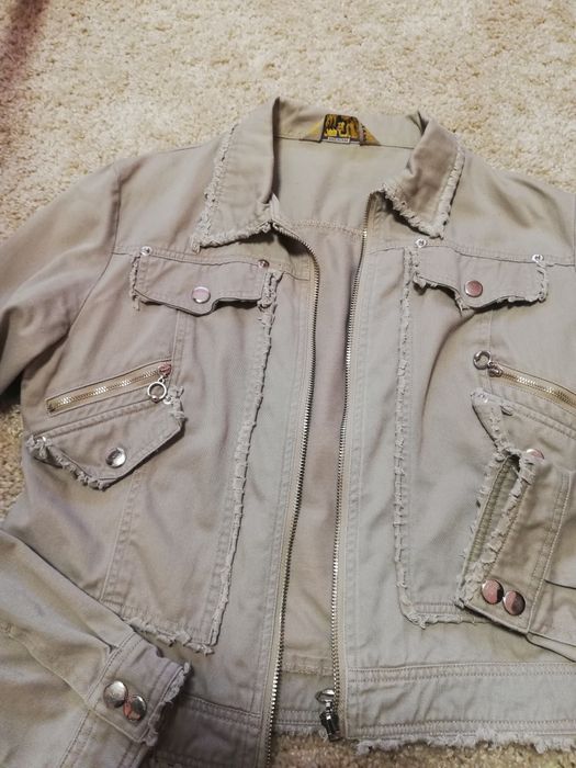 Джинсовка укорочена  Хакі