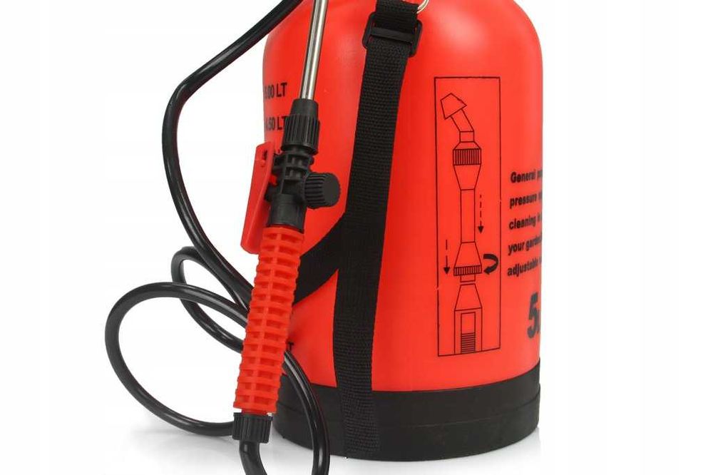 OPRYSKIWACZ spryskiwacz ręczny 5L Z KOŁNIERZEM