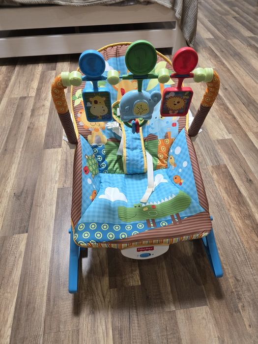 Масажне крісло-качалка Fisher-Price Сафарі