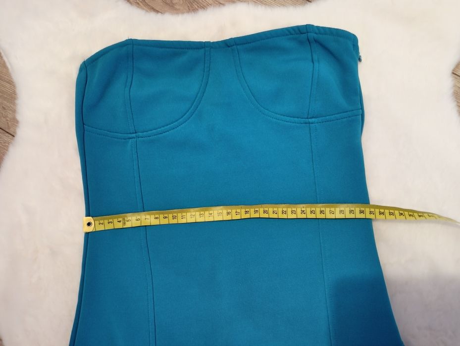 Sukienka mini bez ramiączek