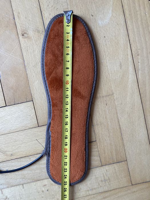 Wkladki podgrzewane do butów USB