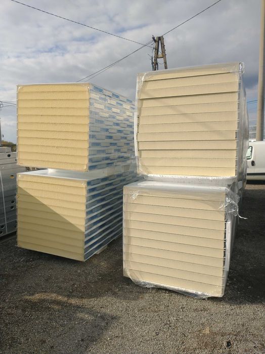 Płyta warstwowa ścienna PIR gr 100mm 1 gat RAL 7016 dostępna od reki!