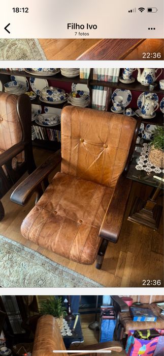 Conjunto de poltronas e sofas
