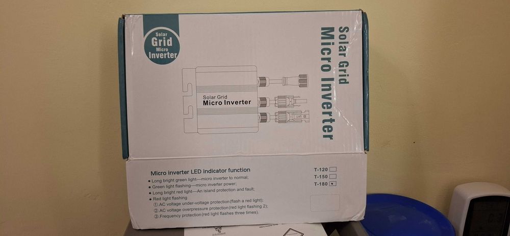 Балконний мережевий мікроінвертор для сонячної панелі на 19..24 Вольт