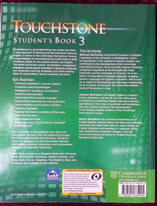 Manual Touchstone 3 (Cambridge) - Livro Inglês