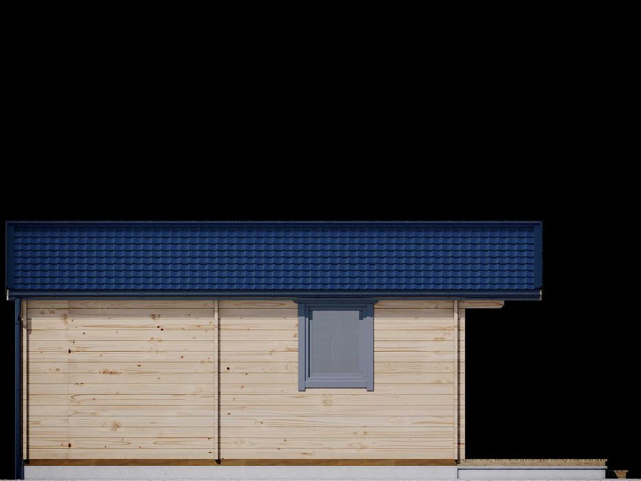 Drewniany domek letniskowy Nela 32 m2 - ROD, ośrodek wypoczynkowy