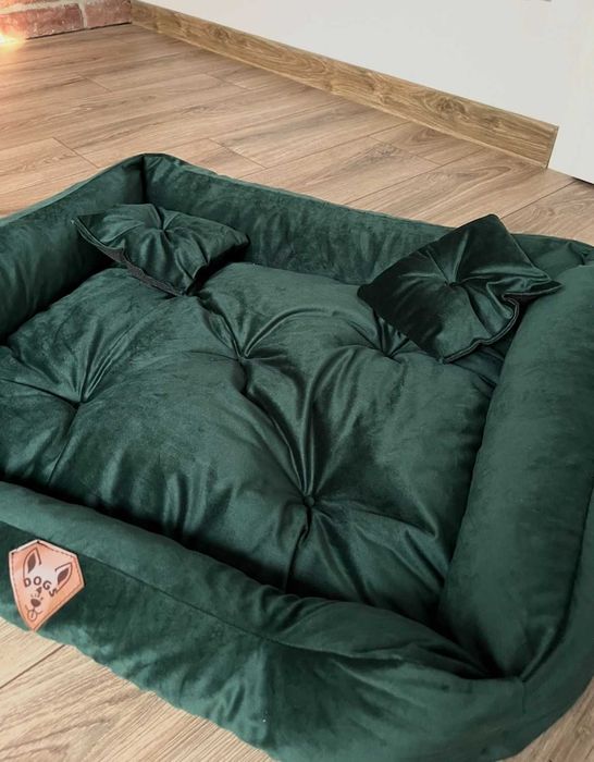 Legowisko welurowe dla psa NOWE 70x60 premium dogbed wodoodporne pies