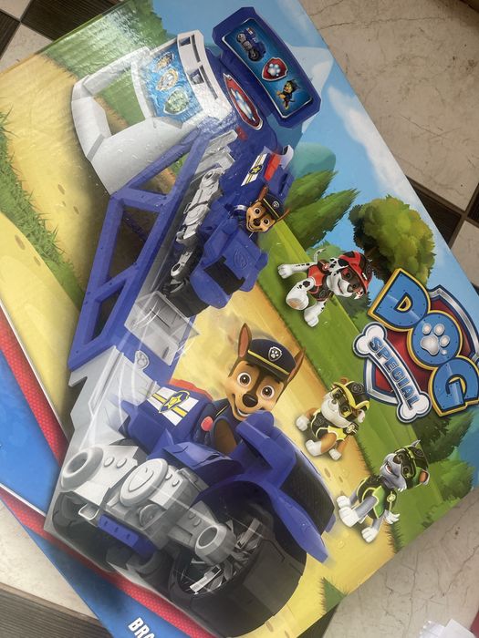 Авто трек із запуском Щінячий Патруль Гонщик на мотоциклі РВ 300