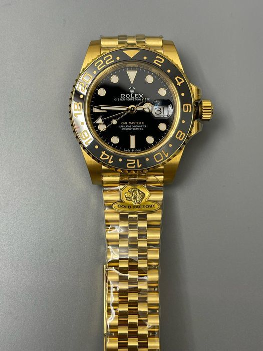 Rolex gmt-master II YELLOW GOLD JUBILEE REF.M126718GRNR-0001