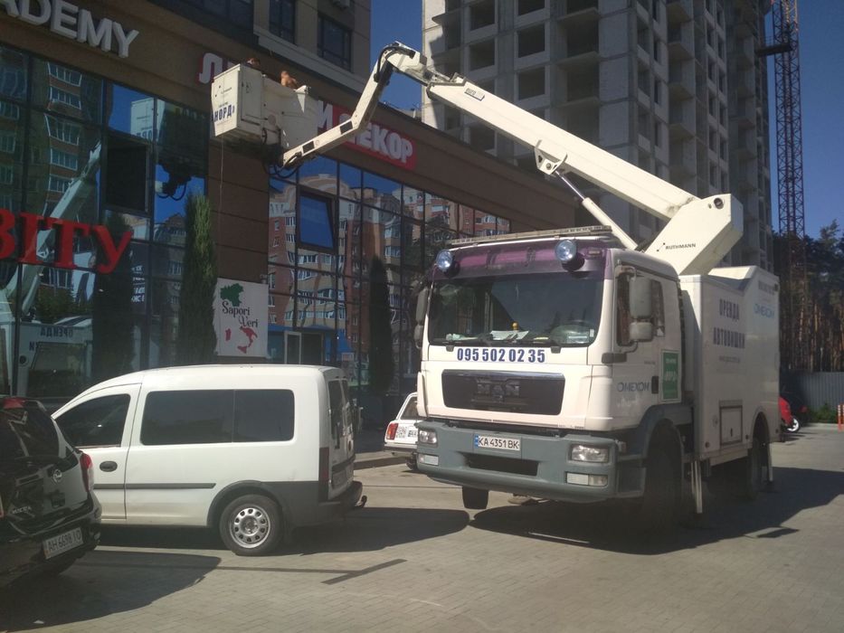 Автовишка, оренда вишки, вишка 18м, 24/7 Київ і область