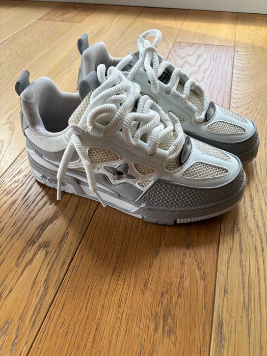 Buty Lv skate biało-szare