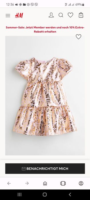 Святкова сукня H&M