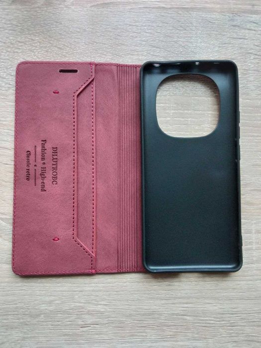 Чохол книжка Xiaomi Note 14Pro 5G Wine